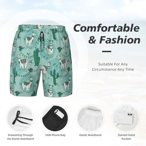 Maillot de bain pour homme avec doublure de compression short de plage - 4