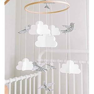 Small Foot Forest Animal Mobile,Vilt Ball Mobile,Baby wieg Muzikale Mobile,Babybedje mobiel,Baby Wind klokkenspel (B)