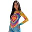 Multicolor-heart Tie Dye
