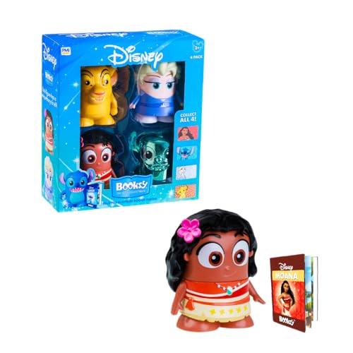 Disney Booksy Collectibles, Mini Storybooks, Stitch, Simba, Elsa & Moana - image 1