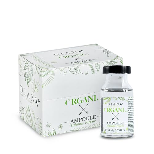 DIANA BEAUTY CREATIVE - Ampolla hidratante para el cabello, hidratación capilar, regeneración capilar, cuidado del cabello, cuidado del cabello, humectante natural - ampolla orgánica, 6 x 10 ml