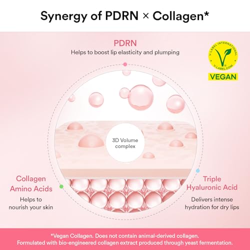 Image of Abib PDRN Vegan Collagen Lip Mask Glazed Jelly 0.38 fl oz | Korean Lip Butter Balm Overnight Sleeping Mask Hydrating Care Moisturizer Treatment for Flakey, Dry Lips