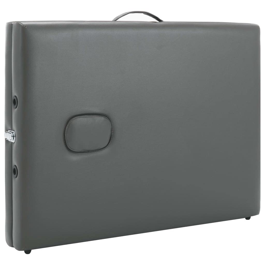 Generisch Massagetisch mit 3 Zonen Aluminiumrahmen Anthrazit 186×68 cm,Gesundheit & Schönheit,Körperpflege,Massage & Entspannung,Massagetische,110175