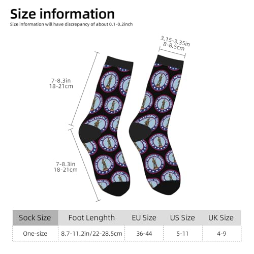 Seal of the United States Army National Guard Socks For Men Women Gift Wicking Sport Casual Running Socks4