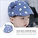 Ipetboom 1pc Adorable Beret Hat Stylish Cotton Headwear for Boys Girls Casual Winter Cap Comfortable Breathable Design for Boys and Girls Fashion Blue