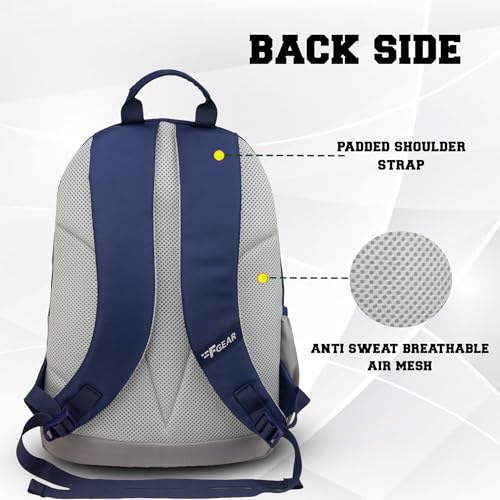 Image of F Gear Lume 14L Soft Backpack | Water Resistant Fabric, Lightweight Unisex Daypack with 1 Compartment & 1 Pocket | Perfect for College, Office, Travel & Everyday Use for Men & Women