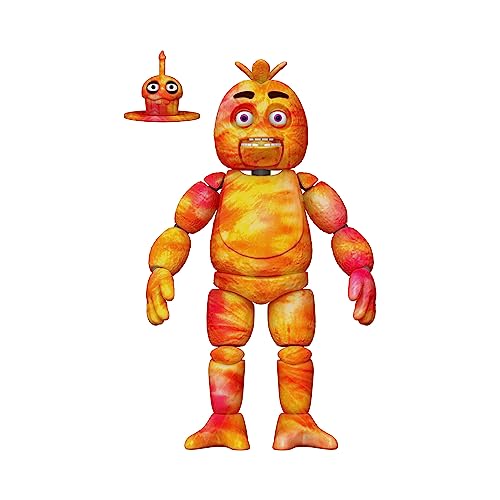 Funko Action Figure 5": Five Nights At Freddy's (FNAF) TieDye - Chica the Chicken - Collectable Toy - Gift Idea - Official Merchandise - Video Games Fans
