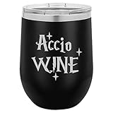 12 oz Double Wall Vacuum Insulated Stainless Steel Stemless Wine Tumbler Glass Coffee Travel Mug...