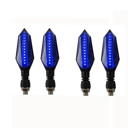 Clignotants de moto bleus pour virées en BMW R Nine T et S1000XR