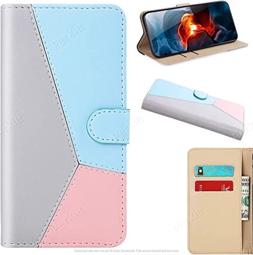 Image of Perkie Candy Series for Motorola Moto G54 5G Magnetic Wallet Case Flip Cover (Soft Tricolor)