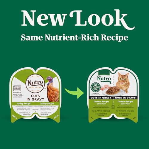 Image of Nutro Perfect Portions Cuts Wet Cat Food, Turkey, 2.6 oz, 24 ct