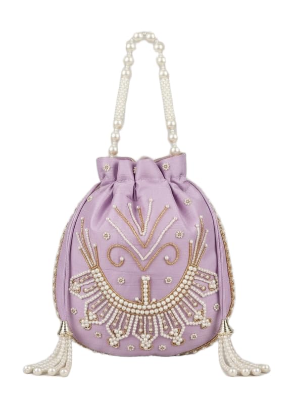 Moti Work potliPotali Bag for Wedding Party & Festive Use | Bridal Return Gift Potli Handbag-D_70-picture-13