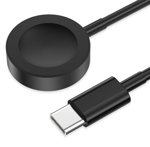 USB C Apple Watch Charger Magnetic iWatch Charger Portable Wireless Charging Compatible with iWatch Series 11/10/9/8/7/6/5/4/3/2 Ultra 3/SE-Black