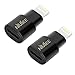 NIUBEE Extender Dock for Lifeproof Otterbox Case, Male to Female Extension Charger Video Audio Adapter for iPhone 5/5s/5c/SE/6/6S/7/8 Plus/X/iPad Air and More Connector (Black)