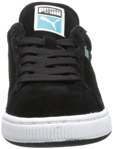 Image of PUMA Suede Classic Leather Formstrip Sneaker,Black /Bluebird,10 D(M) US
