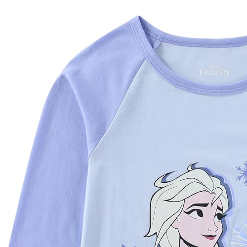Image of Disney Lilo and Stitch Frozen Minnie Mouse Princess Girls Long Sleeve Shirt and Pants Set for Infant to Big Kids