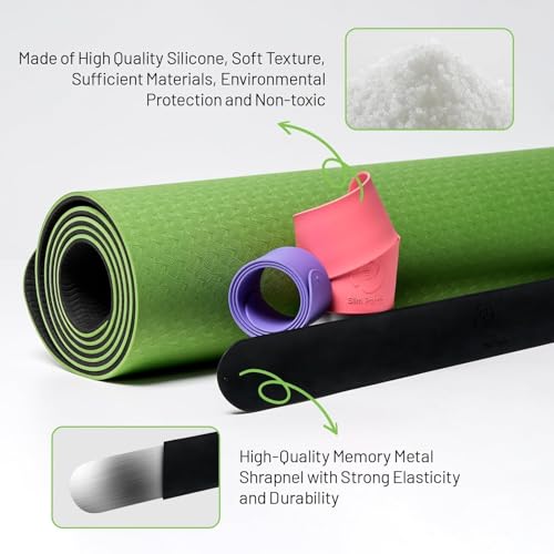 Slim Panda Yoga Mattenband,Yoga Mat Carrier is Designed to keep Your Yoga Mat Tightly Rolled in Seconds, Fits Most Yoga Mats (60 cm L x 5 cm W) - Image 5