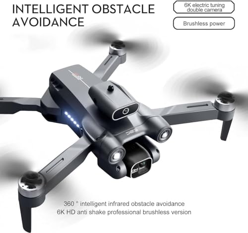 Image of Myrra-P12-Pro-Professional-Video-Recording-Multi-Feature-Foldable-Drone-With-Camera-For-Adults-4K-1080P-Hd-Drones-Toys-Gps-Auto-Return-One-Touch-Take-Off-And-Landing-Object-Avoidance-(Multicolor)