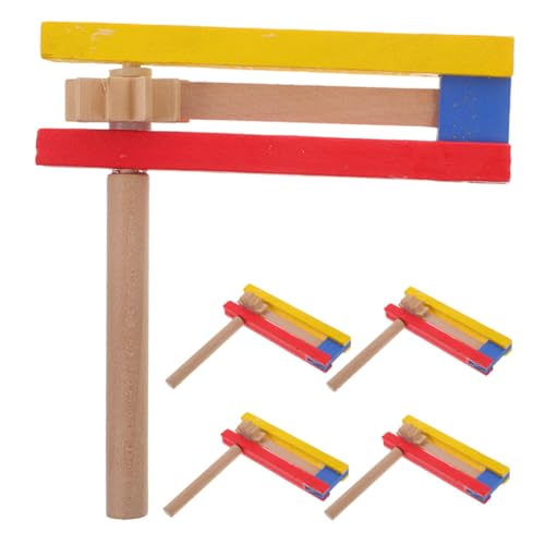 AKOOSY 5pièces Crécelle Instruments De Percussion Traditionnels Mexicains Grogger à Rotation Autonome pour Et Événements