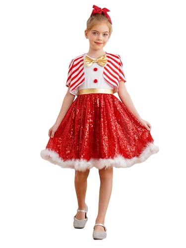 Robe Noël fille idée cadeau de fin d'année ensemble avec boléro