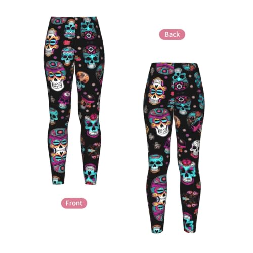 Leggings de compresión anti rozaduras mallas suaves estampadas para mujer 4