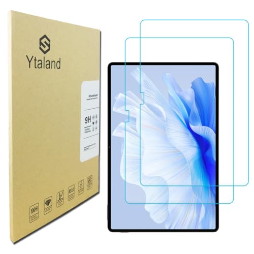 Ytaland - Protector de pantalla de cristal templado para tablet OUKITEL OT8 Gaming de 11 pulgadas, 2 unidades, dureza 9H, antiarañazos, HD Clear