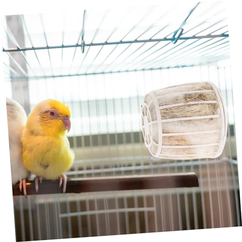 WOONEKY Nesting Material for Birds Must Have Nesting Material for Canaries Small Birds, Jute + Cotton Material - Image 4