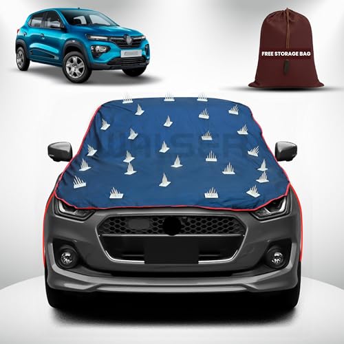 Image of WALSER Spike Car Cover for Renault Kwid | Anti-Climb Nail Guard for Dogs & Monkeys | Protects Bonnet, Roof & Dicky | UV, Dust & Snow Protection | Spike Cover with 4 Adjustable Hook