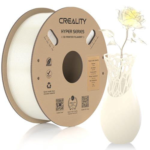 Image of Official Creality Hyper ABS Filament 1.75mm, 3D Printer Filament for High Temperature Resistance, 1kg(2.2lb) /Spool, Dimensional Accuracy ± 0.05 mm, Fits for Most 3D Printers