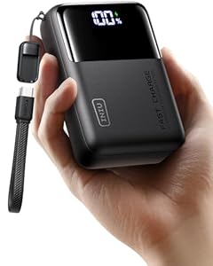 INIU Laptop Power Bank, Klein 100W PD3.0 25000mAh Hochkapazität Powerbank, USB-C EIN & Ausgang Externer Akku Kompatibel mit MacBook Pro, Steam Deck, iPhone 17 16 15 Pro, Samsung S22, iPad Pro usw.