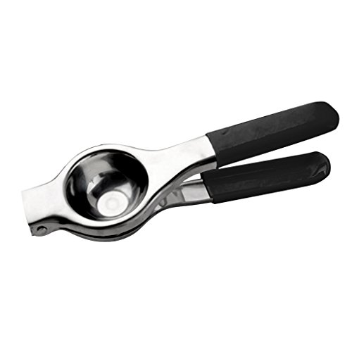 Espremedor de limão em aço inoxidável da homozy Bar - preto, 21 x 6,5 cm