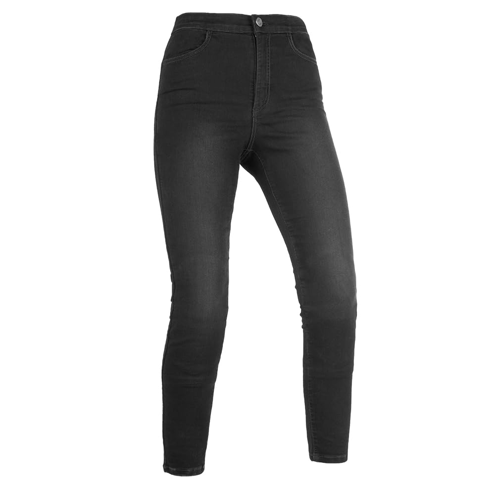 Oxford Women's Super 2.0 Reinforced Motorcycle Riding Jeggings, Black, 14
