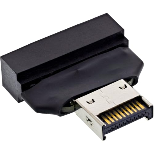 InLine USB 3.2 Typ-E Key-A Adapter zu USB 3.0 Header intern, 10 Gb/s, Mainboard Erweiterung f&uuml;r interne USB-Verbindungen, 33446T