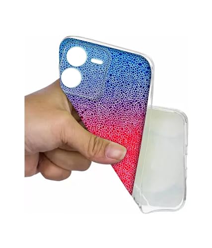 Image of Bubbles Printed Silicon Soft TPU Back Case Cover for iQOO Z9 5G, Multicolor