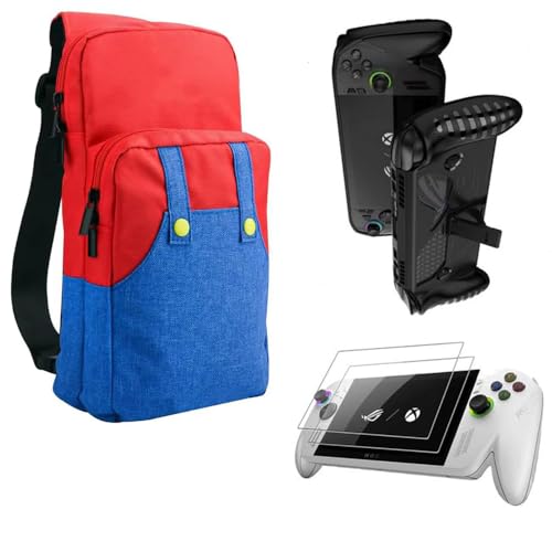 ROG XBOX Ally X/ROG XBOX Ally ��p �A�N�Z�T���[3�_�Z�b�g- ���[�P�[�X+ �V���R�[���ی�P�[�X+2*�����K���X�ی�t�B���� (Style 1)