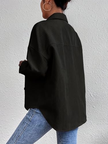 Image of GRECIILOOKS Women Poly Lycra Standard Length Oversized Jacket Korean Style Casual Outerwear | Streetwear Party Jacket with Trendy Loose Fit Casual Shirt