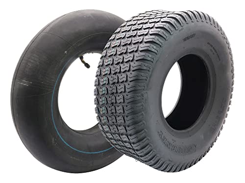 SECURA Reifen 16x6.50-8 tubeless inkl. Schlauch mit abgebogenem Winkelventil TR87