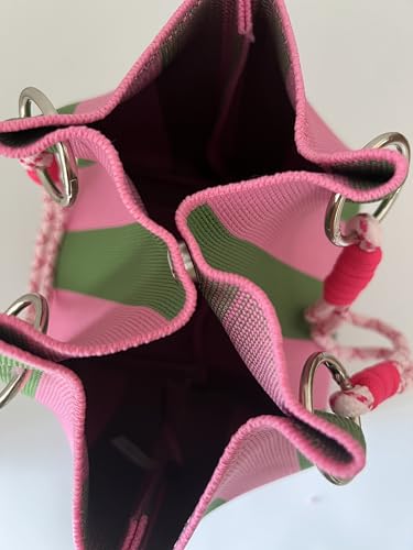 Bolso Tote para Mujer de Tejido con Asa de Crochet miniatura 2