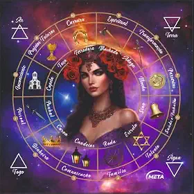 Toalha de Tecido Cigana Leitura Tarot Baralho 70 x 70 cm