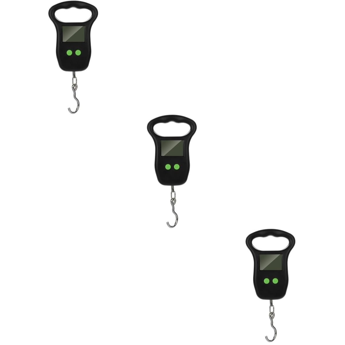 Toddmomy 3 Piezas Báscula de Equipaje Digital Portátil con Pantalla LCD Báscula Colgante para Pesaje de Maletas y Paquetes Herramienta de Viaje Práctica y Duradera