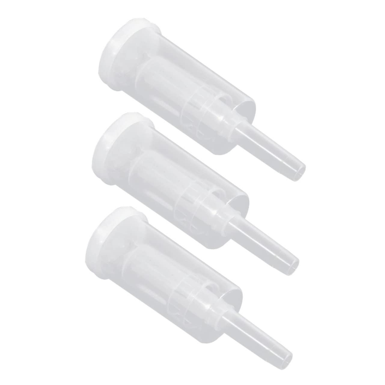 3sets Wine Non-Return Valves for Home Fermentation One-Way Check Valves with Silicone Stoppers for Brewing Beer and Wine Automatic Pressure Relief
