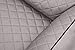 Knuffelwuff Hundebett XXL Kunstleder Hundekorb Hundesofa Hundekissen Hundekörbchen waschbar Milan, 120 x 85cm, grau