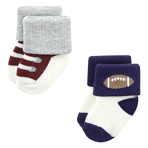 Image of Hudson Baby Baby 8-pack Cotton Rich Newborn and Terry Socks