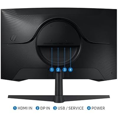 SAMSUNG 32 Odyssey G55C Series QHD 1000R Curved Gaming Monitor, 1ms(MPRT), HDR10, 165Hz, AMD Radeon FreeSync, Eye Care, Glare Free, Sharp Resolution LS32CG550ENXZA