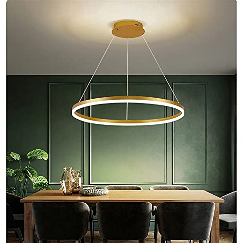 Chandelier LED restaurant avec télécommande pour grand salon - 6