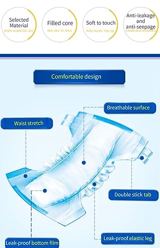 Image of hi mate premium adult pant style diapers in 100 pc combo pack (extra large)