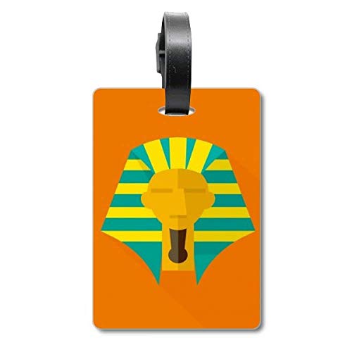 Étiquette de voyage pour valise pharaon égyptien abstrait et sac