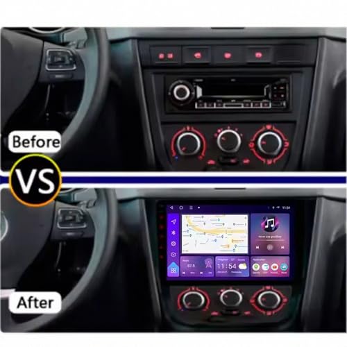 GPS Automóvil con Android Auto para VW Saveiro de 2008 a 2012 con Pantalla Multimedia 2