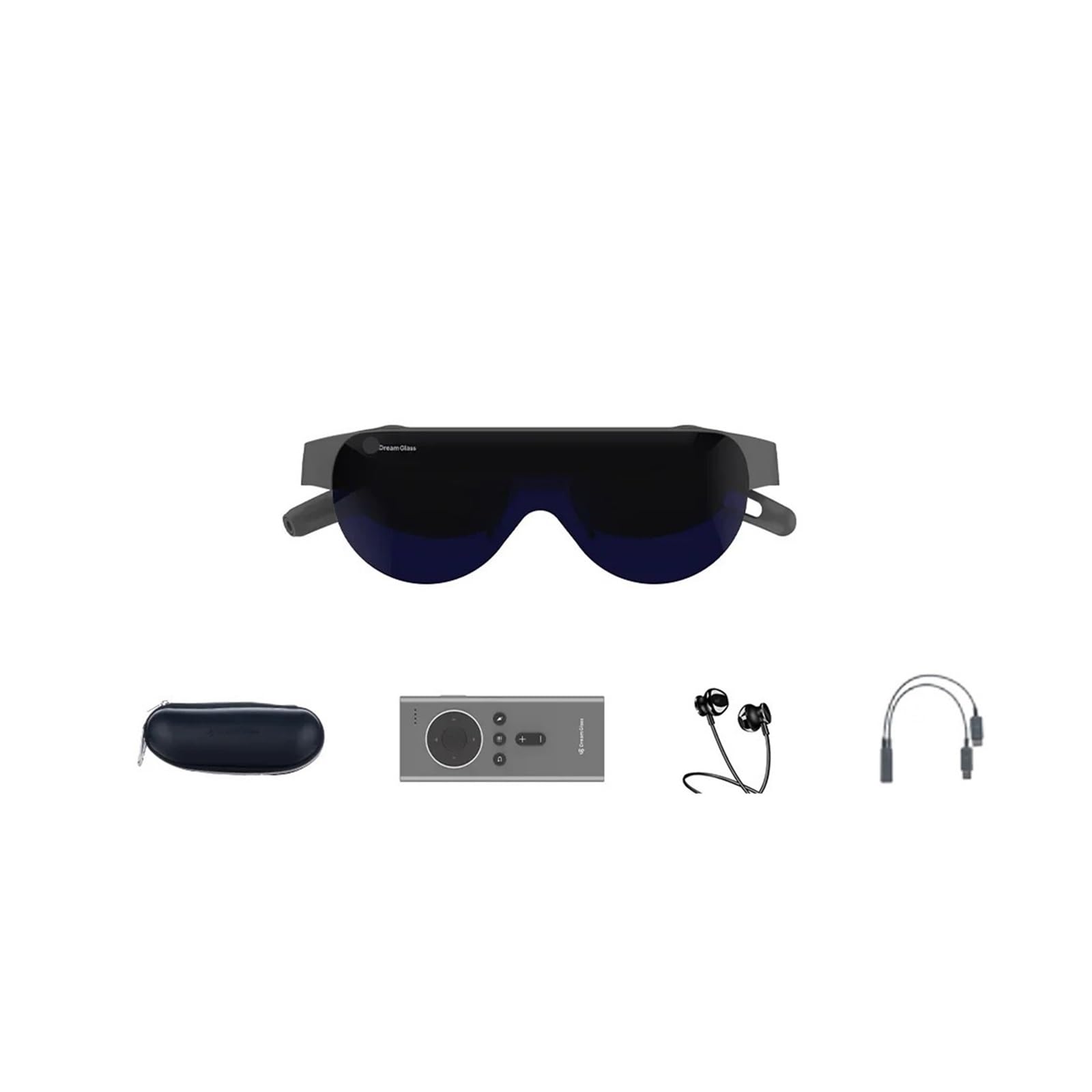 New Dream Glass 4K/4K Plus VR AR Smart Glasses Watch Movis And Working 2D/3D/360° Immersive Viewing(Standard)