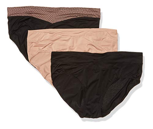 Image of Warner's womens Blissful Benefits No Muffin Top 3 Pack Hipster Panties